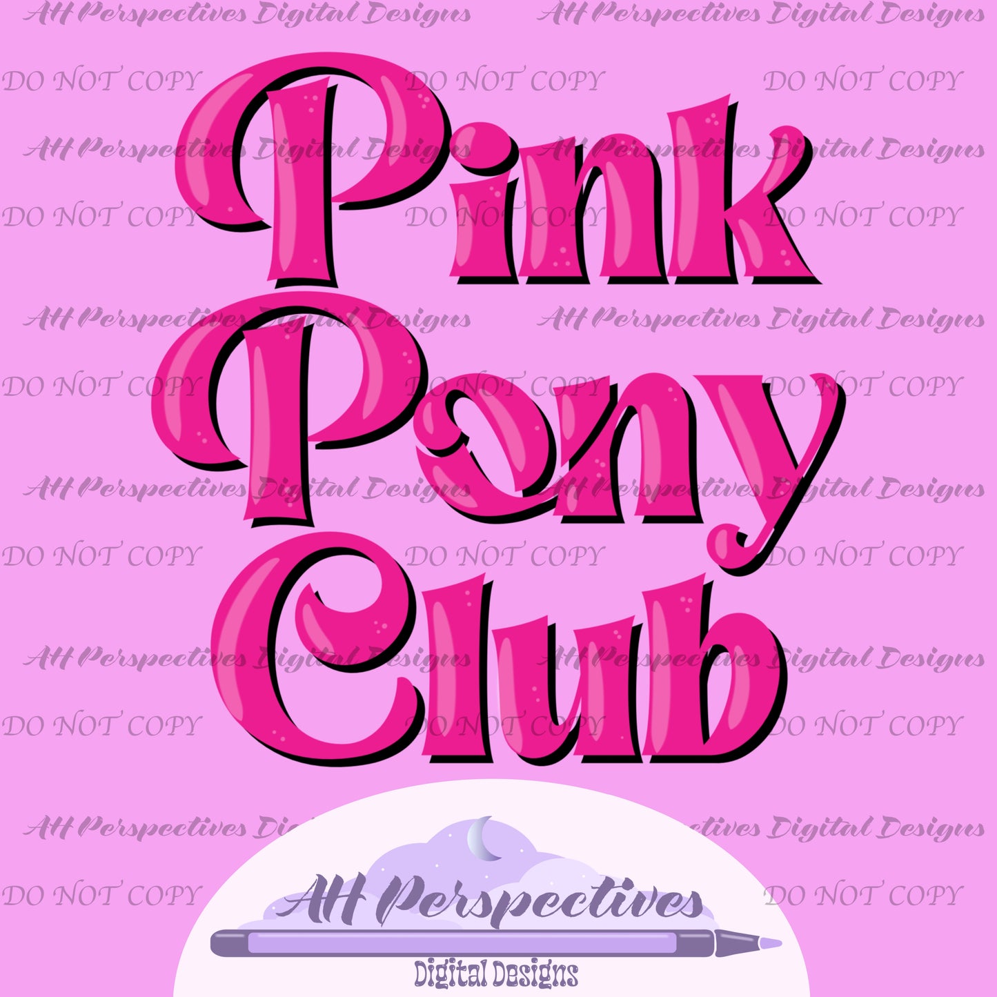 Pink Pony PNGs