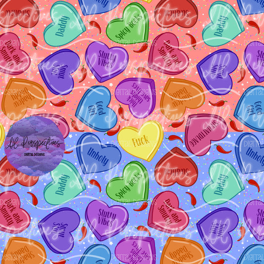 Spicy Booktok Candy Hearts