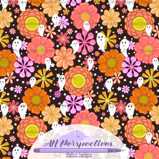 Spooky Retro Floral