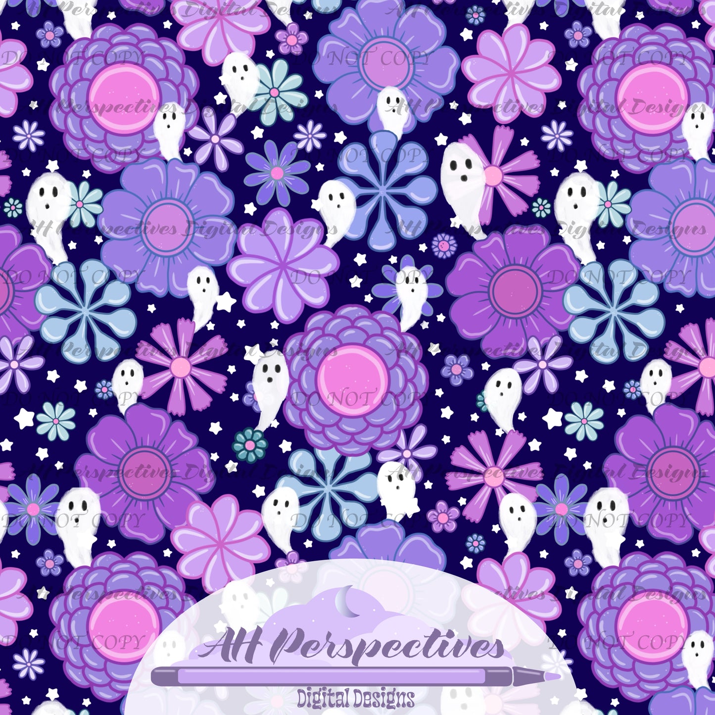 Spooky Retro Floral