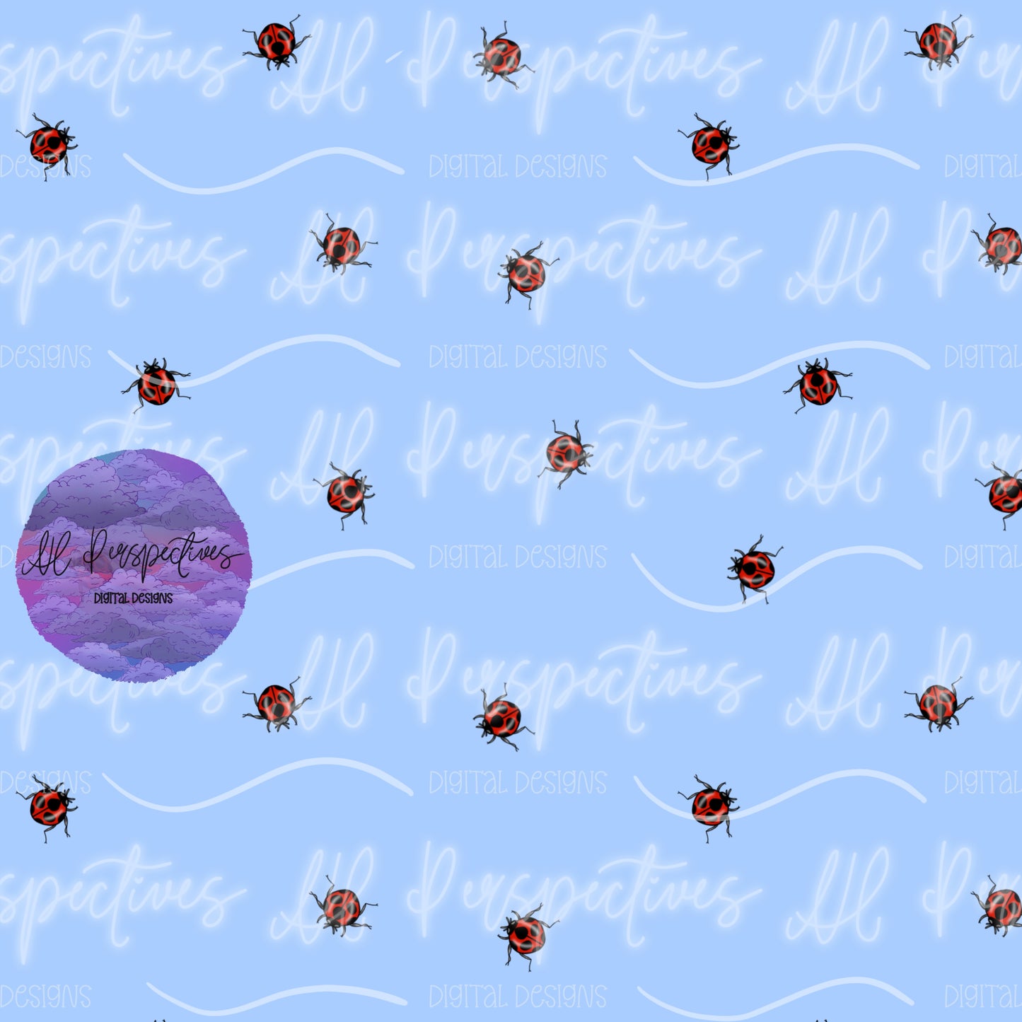 Ladybugs Seamless