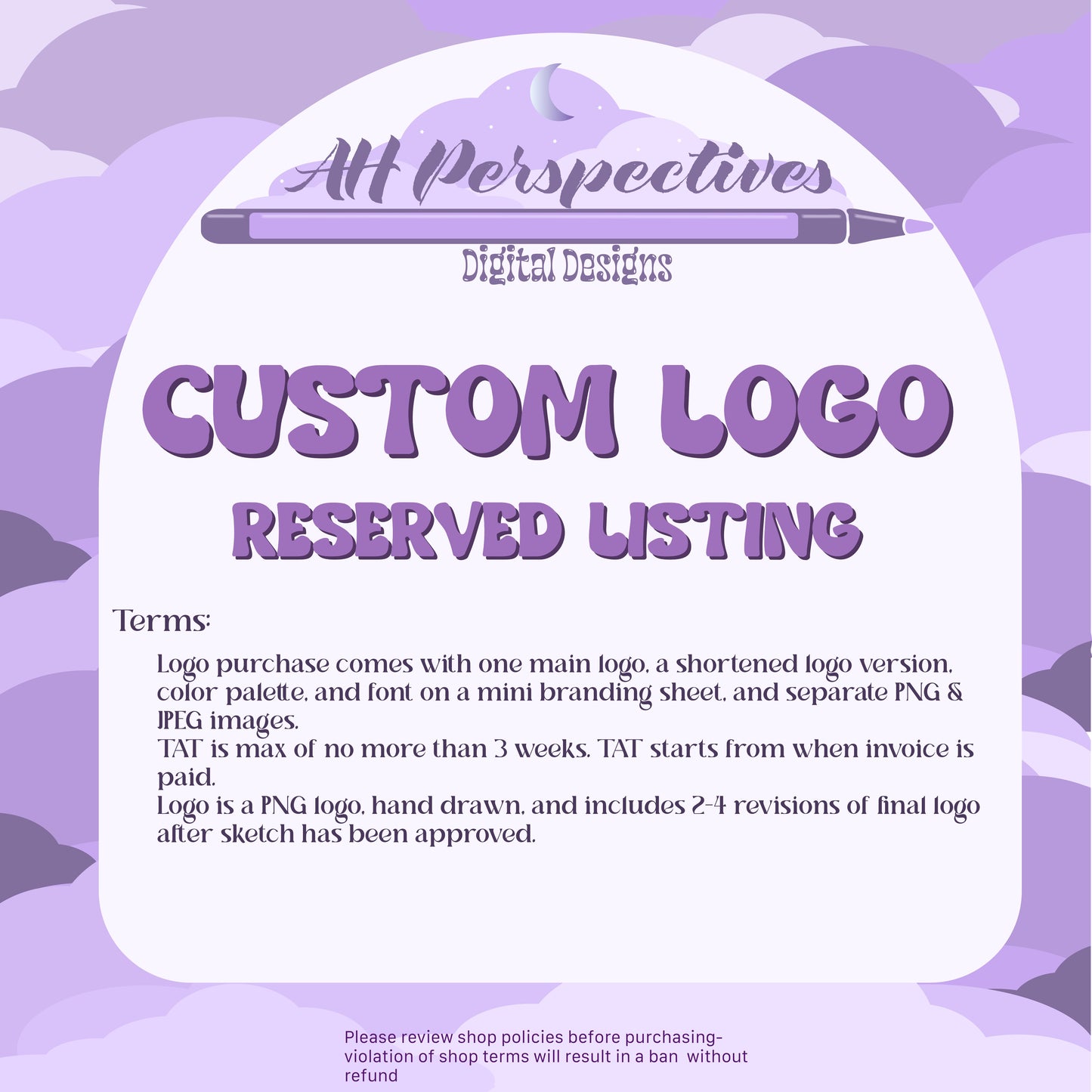 CUSTOM LISTING - RESERVED