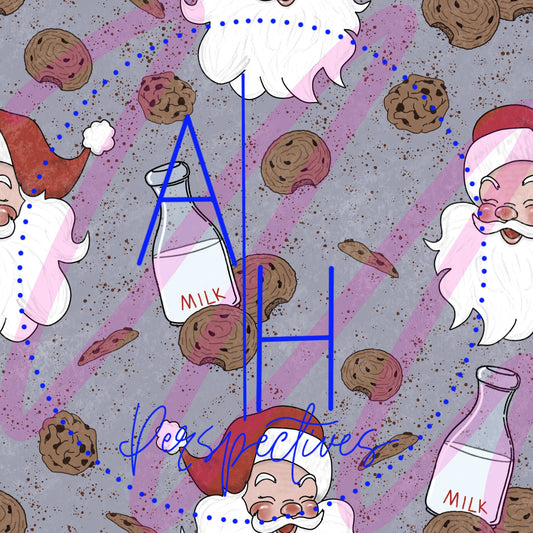 Cookies and Milk Santa