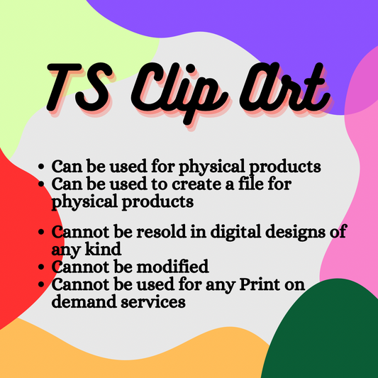 TS Clip Art Set Base Clothing Designs