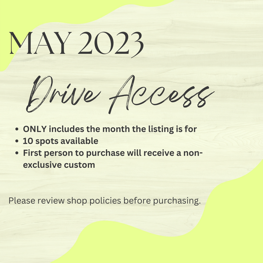 May 2023 Drive Access