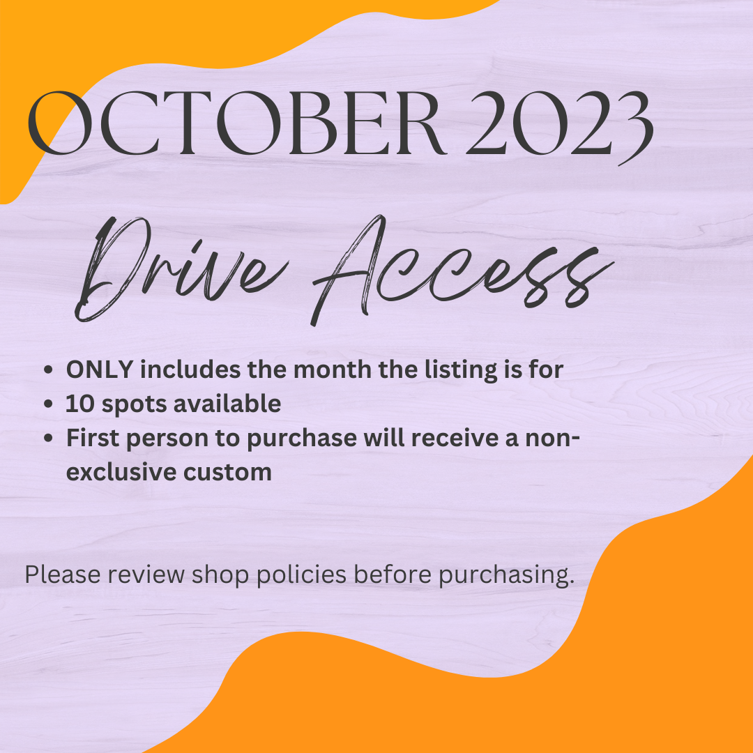 October 2023 Drive Access